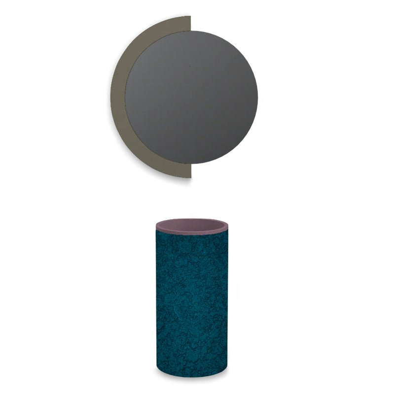 Lavabo free-standing in Matrespan Color Green