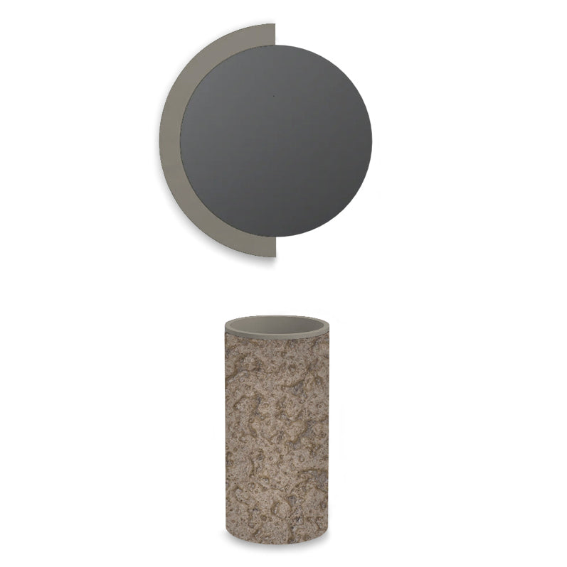 Lavabo free-standing in Matrespan Color Sunrise