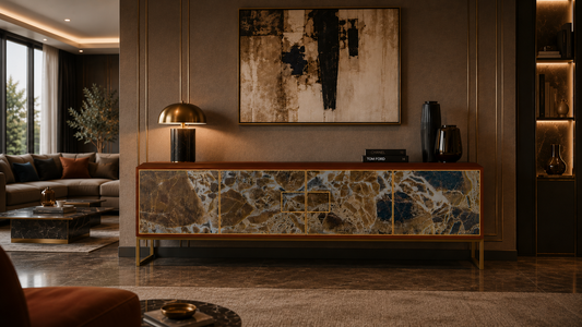 Madia Bassa 4 Ante Marble M14