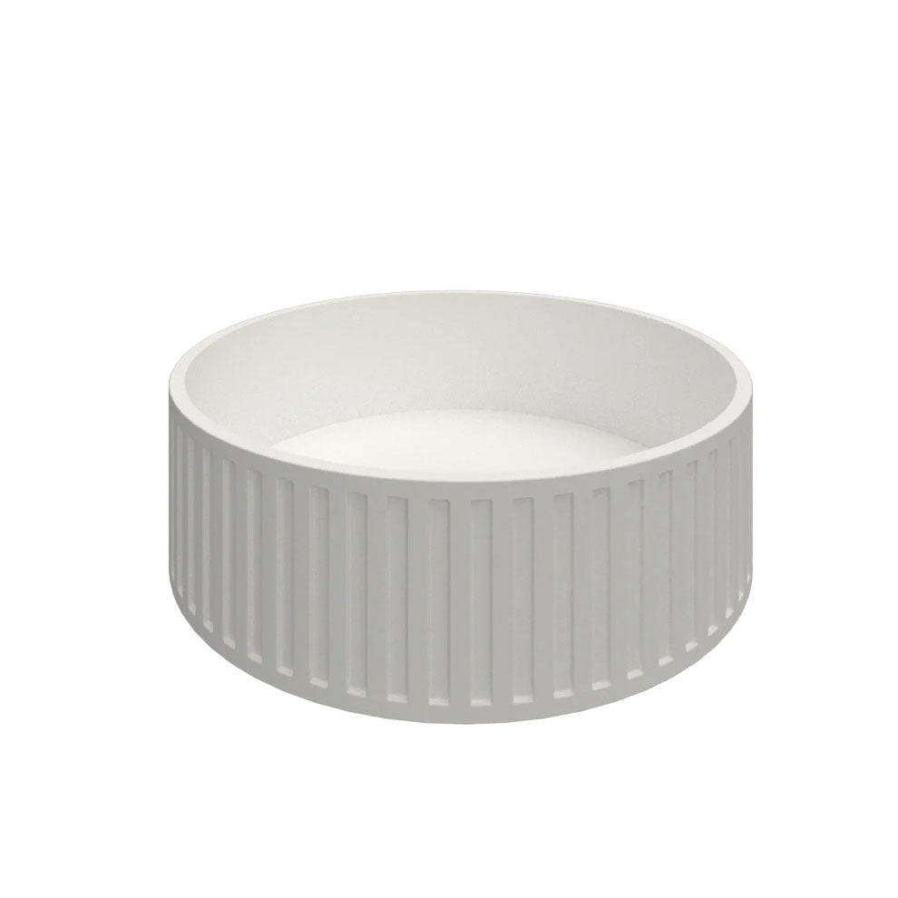 Lavabo d'appoggio Rigato ral 9010