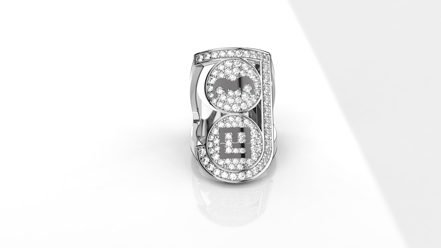 Fool&Cool Ring White Loghi Bruniti