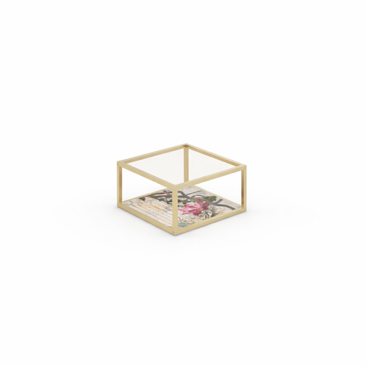Coffee table WIRE GLASS 1