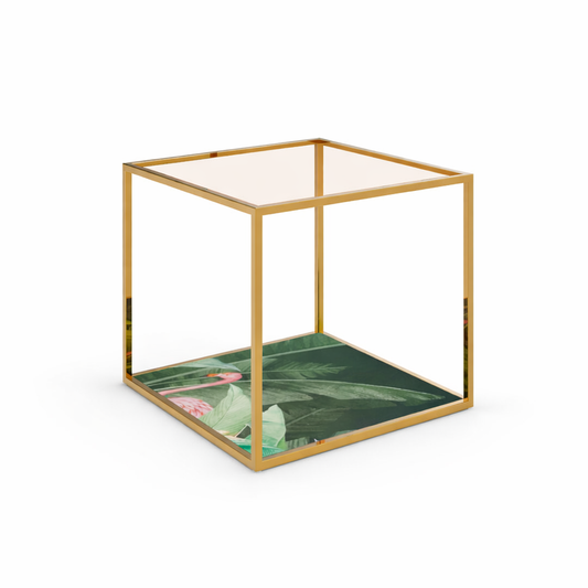 Coffee table WIRE HIGH GLASS