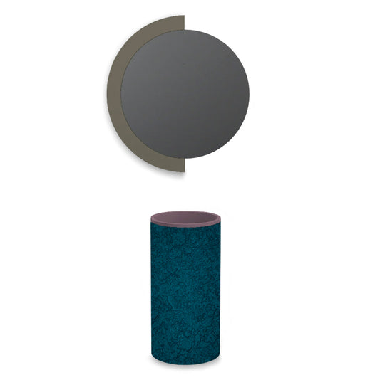 Lavabo free-standing in Matrespan Color Green