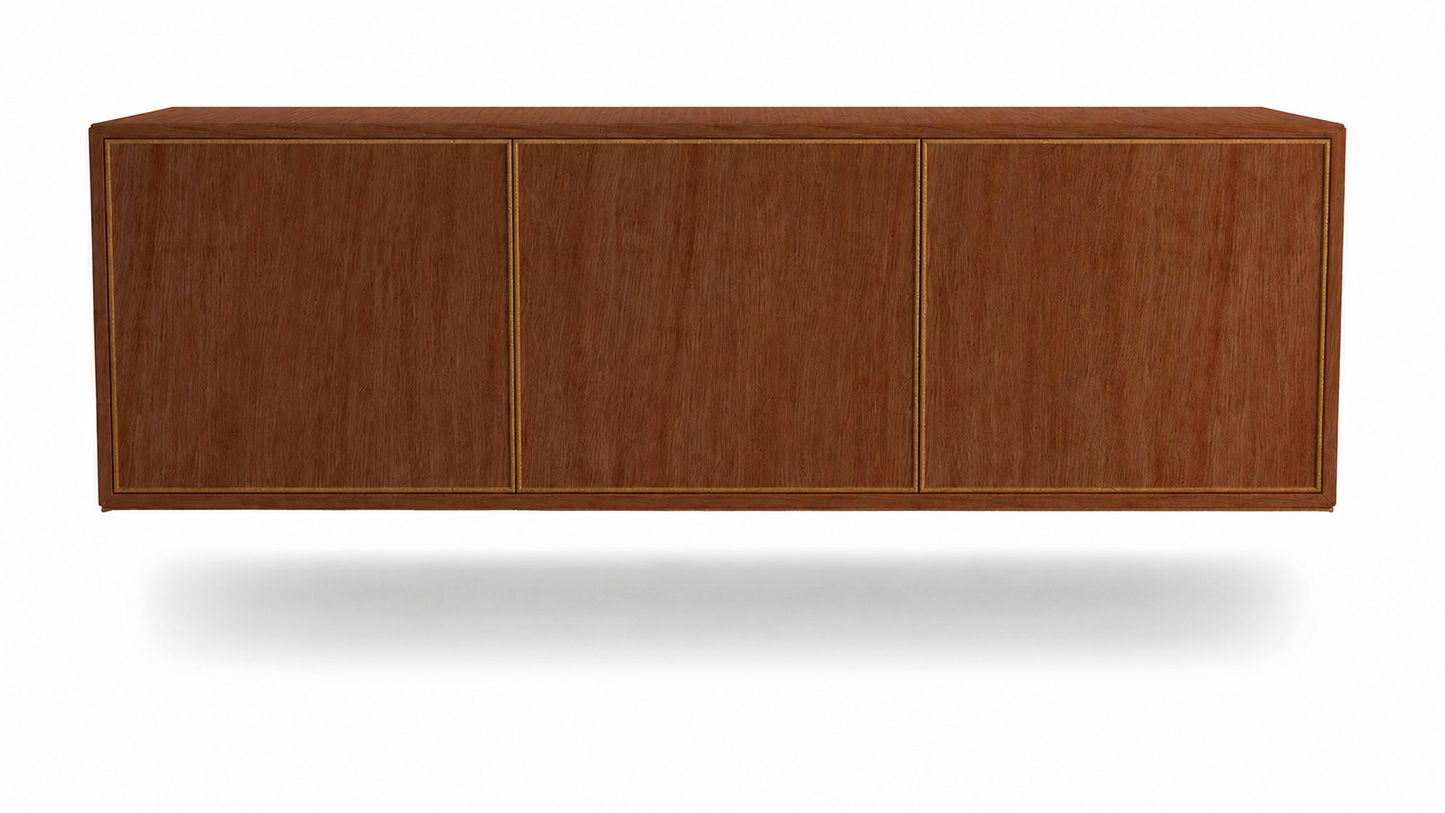 Low Sideboard 3-Door Wood