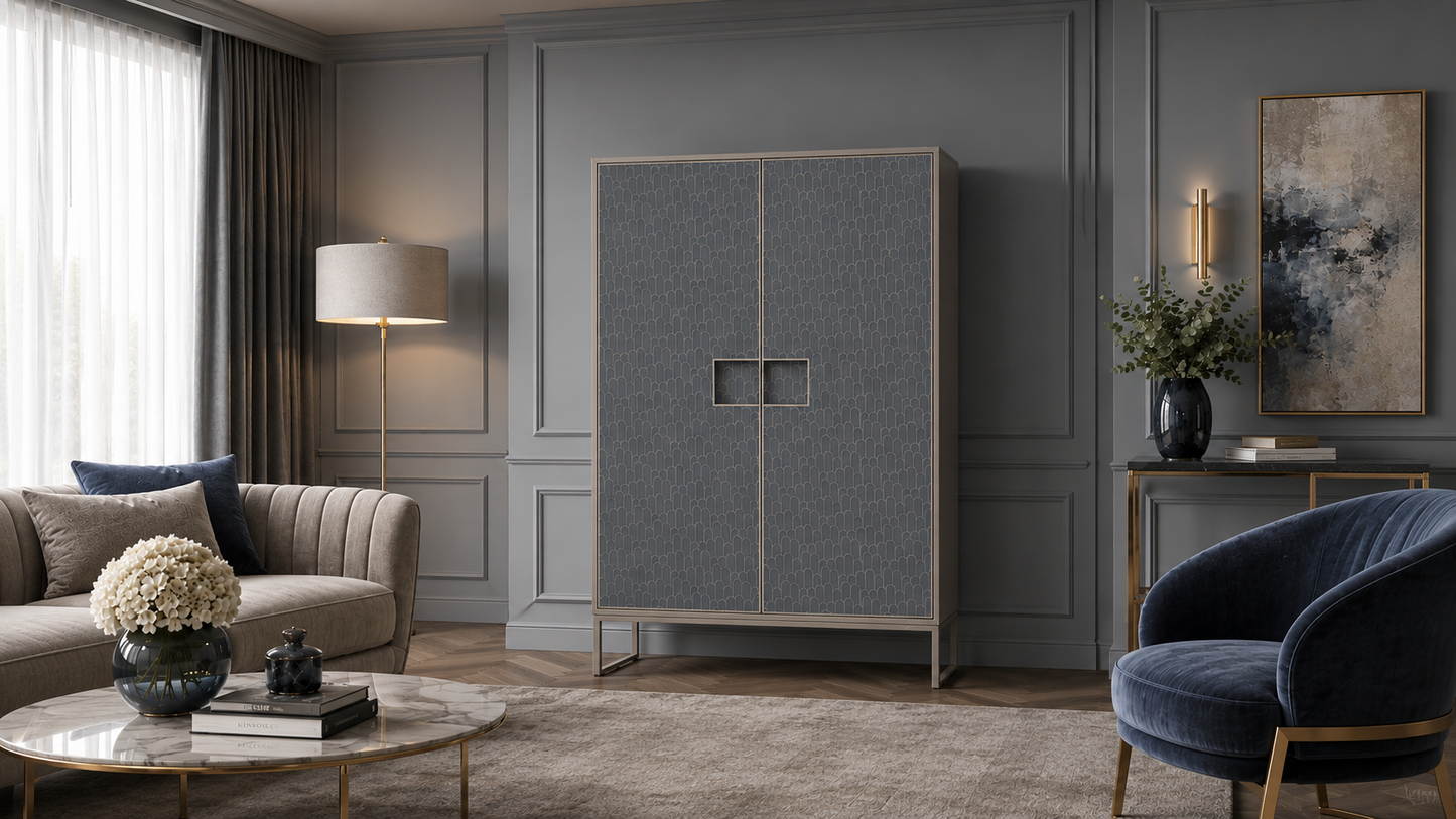 Charm® Bauhaus Gray sideboard
