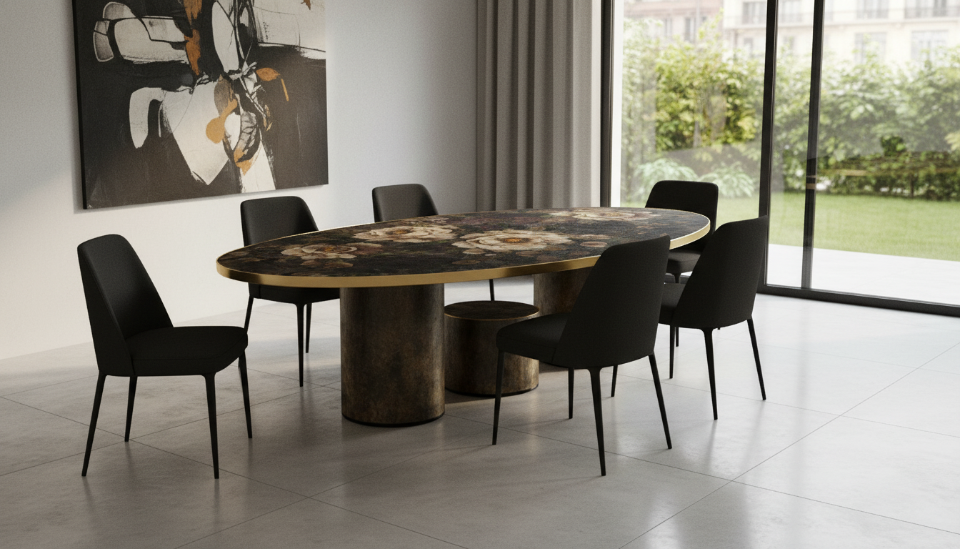 Zahir Oval XL Silent Table