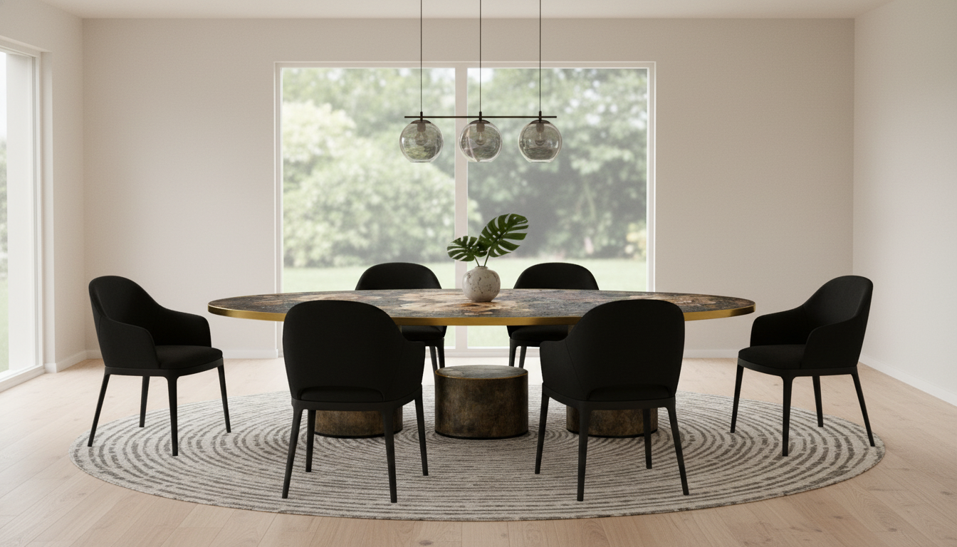 Zahir Oval XL Silent Table