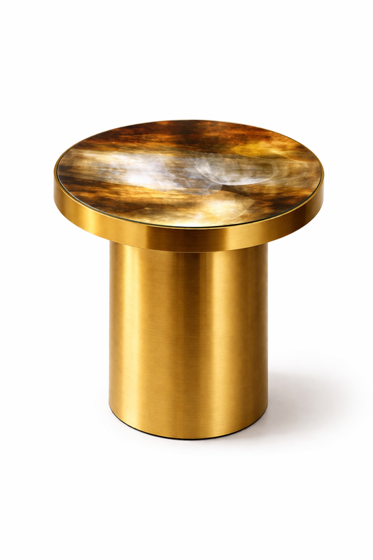 Coffee Table Zahir Ipnotic var 2 Brass