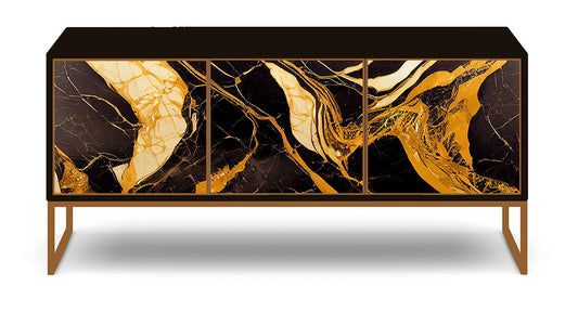 Madia Bassa 3 Ante Dark Marble
