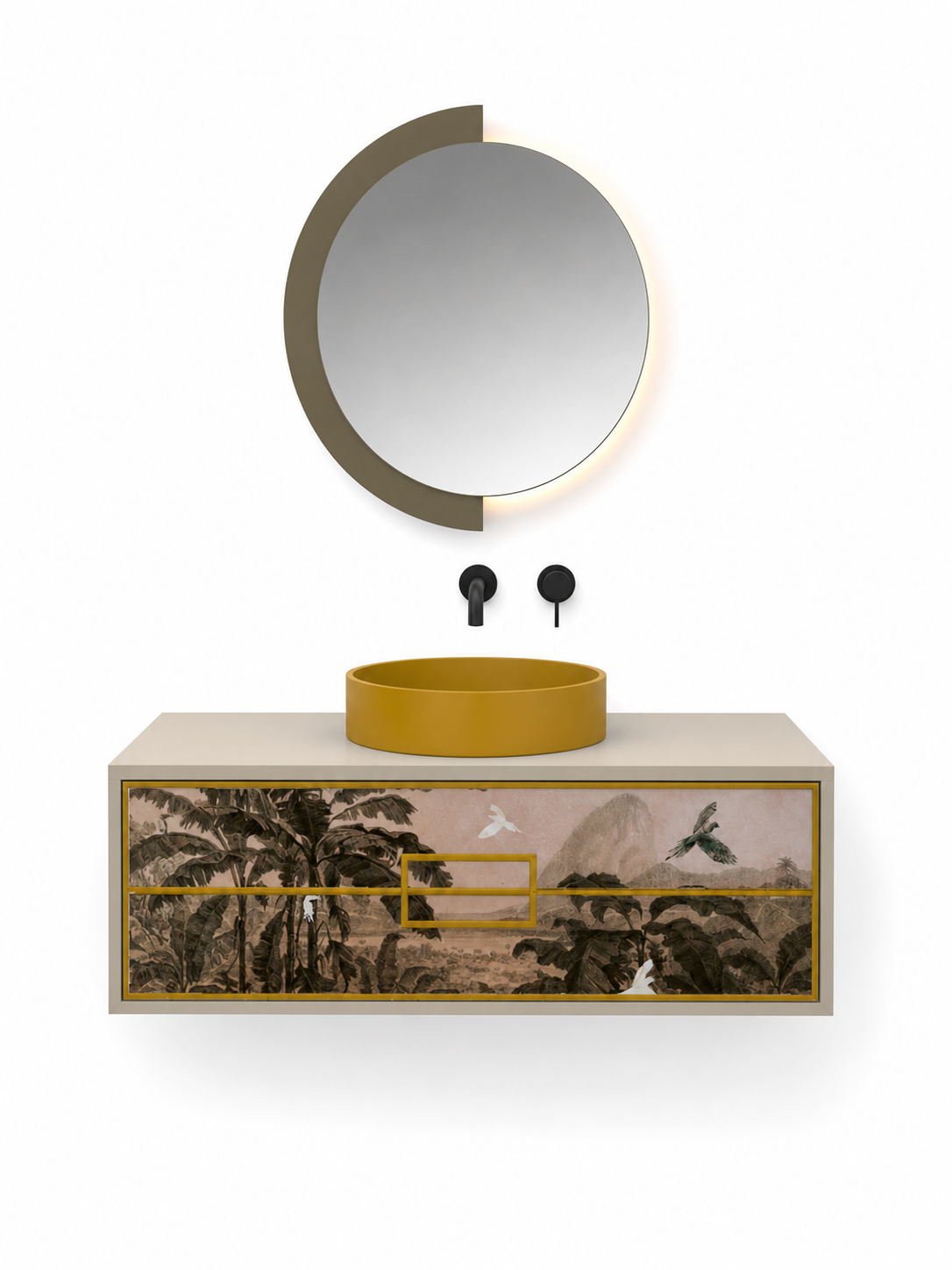 Mobile Bagno Charm 120cm Jungle var1