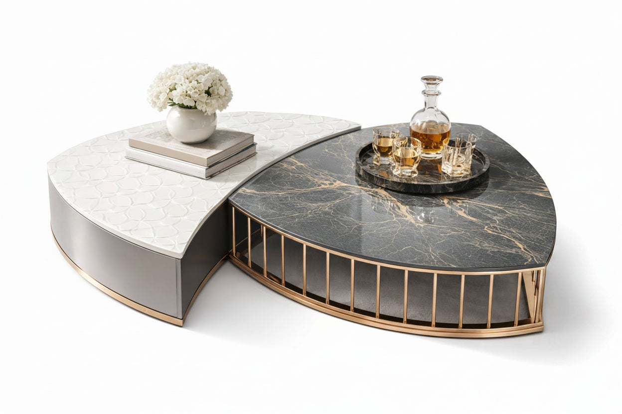 Coffee Table Slice Marble